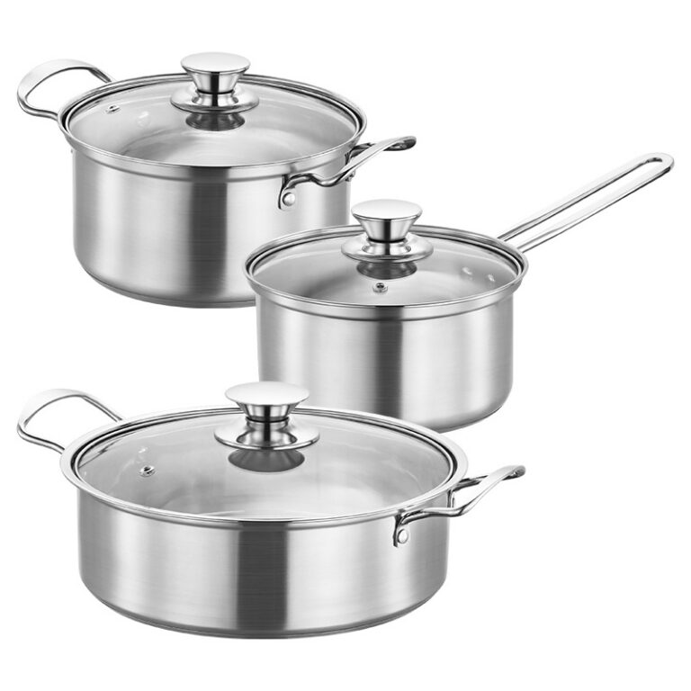 Stainless steel pot set